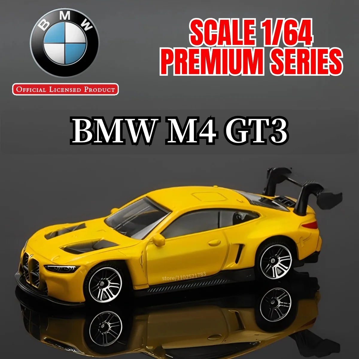 1/64 BMW M4 GT3 Реплика модель автомобиля VW миниатюрный подарок для детей игрушка Литые