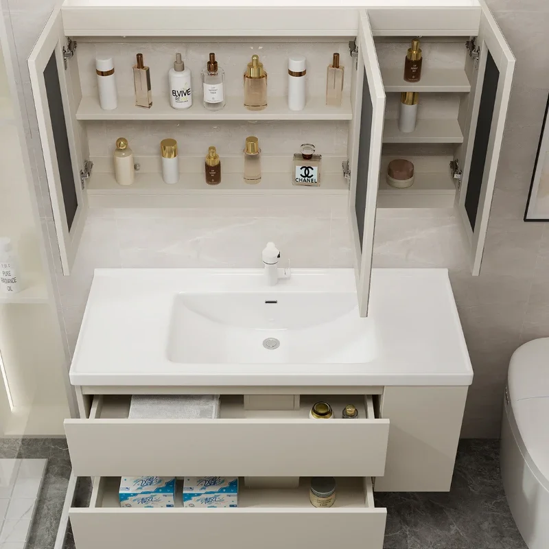 у umywalki toaleta szafki łazienkowe przechowywanie szafa szuflada ścienna białe ekspozycja Meuble meble toaletowe YX50BC