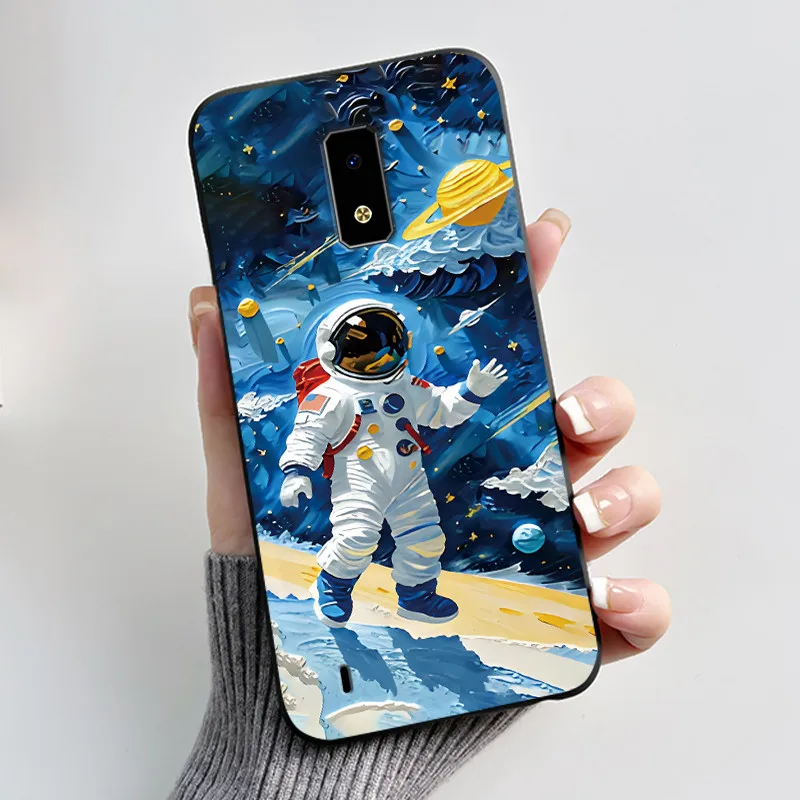 Чехол для BLU View 4, эстетичный модный чехол с изображением милого кота, черный, мягкий силиконовый противоударный чехол для BLUView 4, чехол для телефона (art.: 3920d8d0a719b) - 3920d8d0a719b