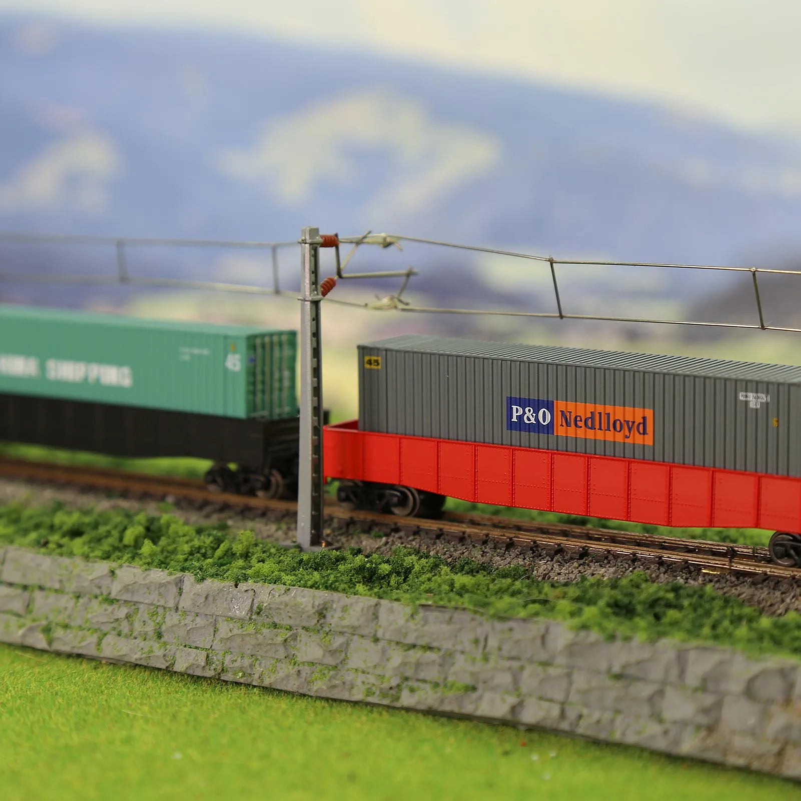 C15010 Evemodel N шкала 45 футов грузовые контейнеры с магнитами 1:160 'грузовая коробка