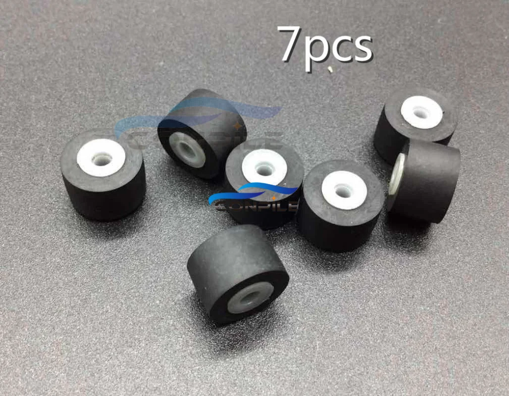 7pcs 11mm*8*2 vintage stereo pinch roller for sony es cassette deck pinch roller  audio press belt pulley audio tape recorder