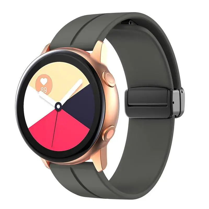 

Ремешок силиконовый для наручных часов, быстросъемный Регулируемый универсальный сменный Браслет для умных часов, 20 мм