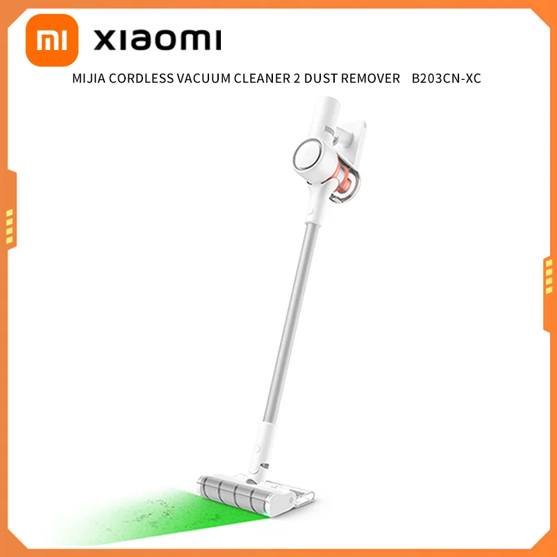 

Вертикальный/ручной пылесос Xiaomi Mijia 2, беспроводной, влажная уборка, циклонный контейнер