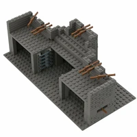diy parts rifle bunker city wall block military building blocks sentry tower moc army soldier bricks pack construction toys gift
