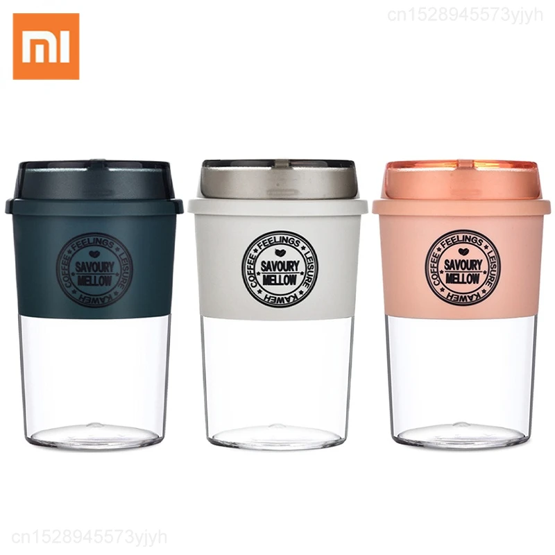 

Xiaomi Mijia 300ml Coffee Cup Portable High Quality Tritan Material Coffee Mug Anti-Scalding Leak-Proof Tea Milk Cup Travel Mugs