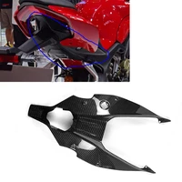for ducati panigale v4 v4s v4r 100 carbon fiber motorcycle accessories seat tail bottom cover 2018 2019 2020