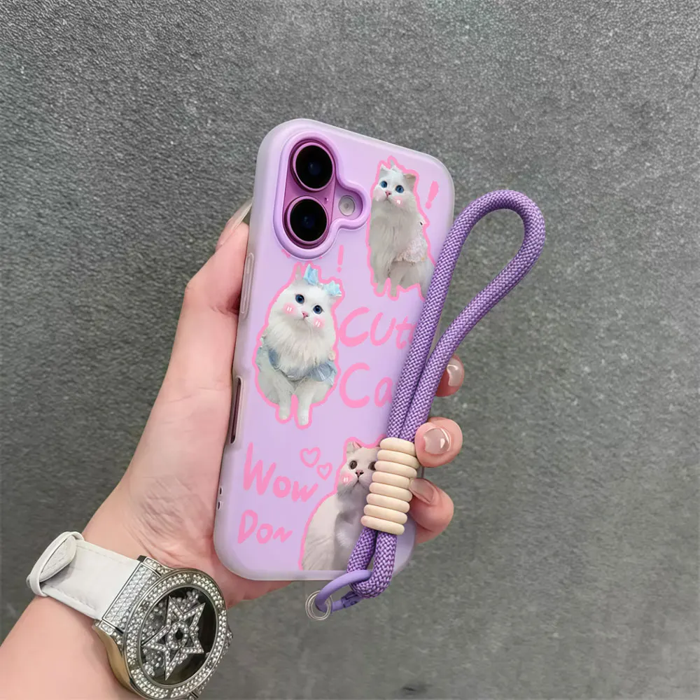Мягкий силиконовый чехол-накладка 2-в-1 с ремешком на запястье для Xiaomi 15T Pro, 17 Pro Max, 14T Pro, Mi11 Lite 5G (art.: 3920dc82ecae4) - 3920dc82ecae4