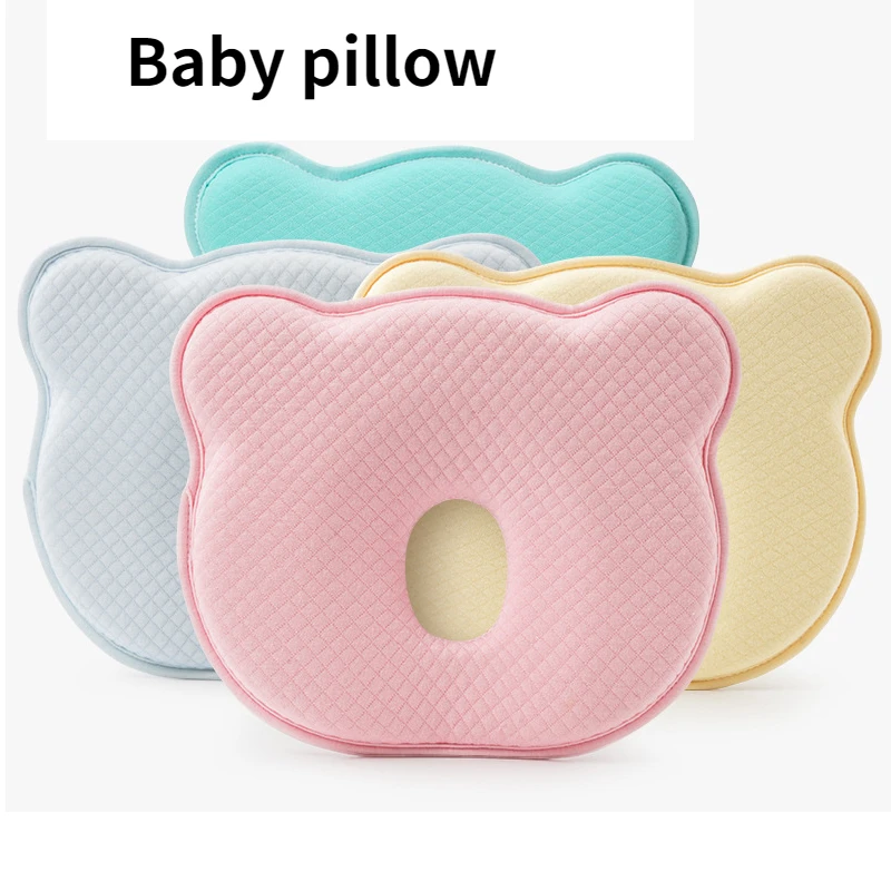

Baby Bear Pillow Newborns Pillows Infant Sleep Pad Travel Pillows for Babies 0-1 Year Old