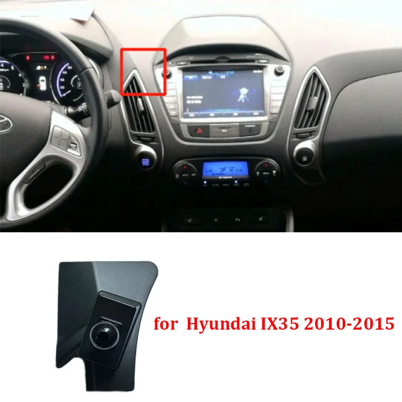 

Подходит для Hyundai ix35 ix 35 2010 2011 2012 2013 2014 2015 автомобильная навигация воздуховод держатель телефона кронштейн Беспроводное зарядное устройство
