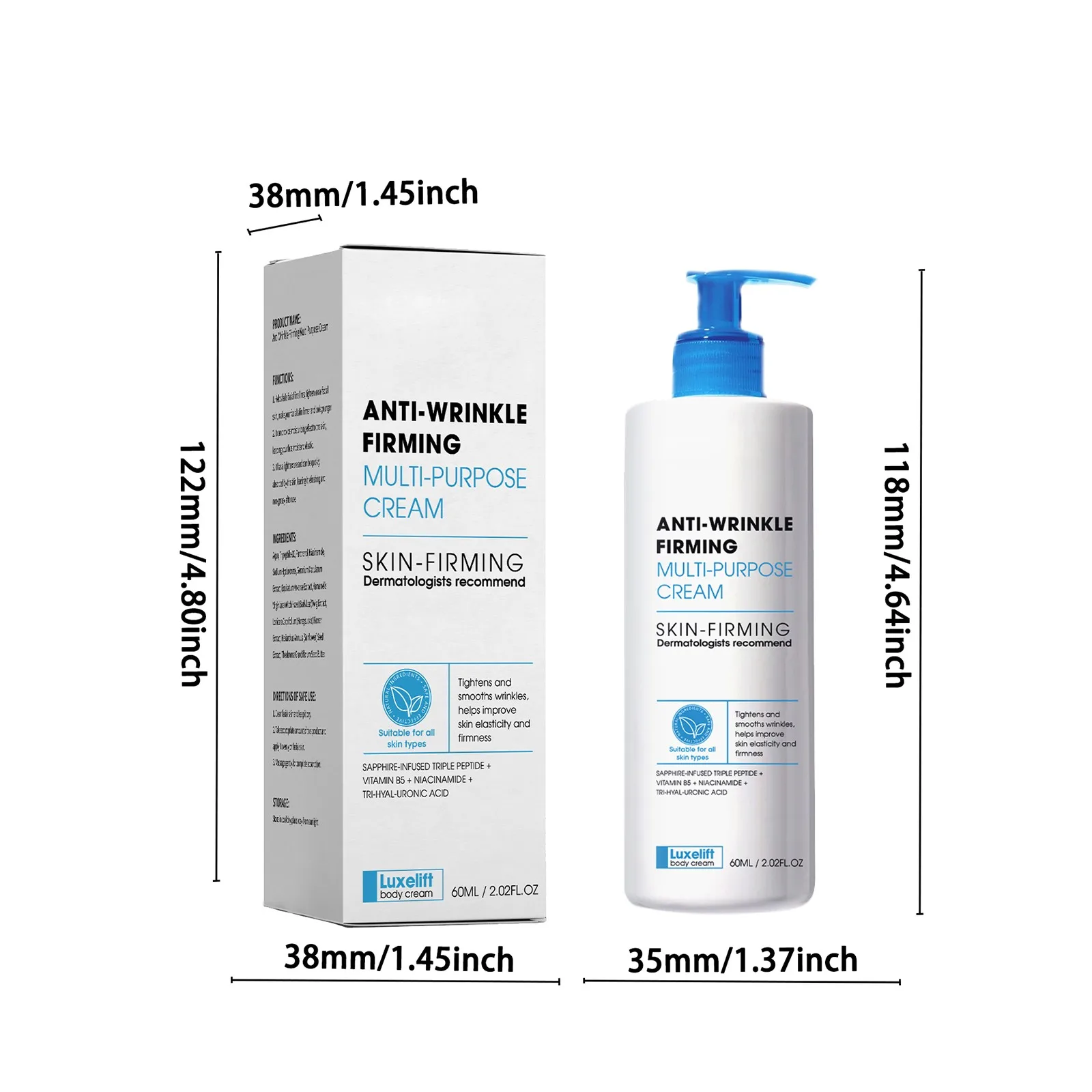 Лосьон для тела против морщин увлажняющий освежающий шелковистый нежирный