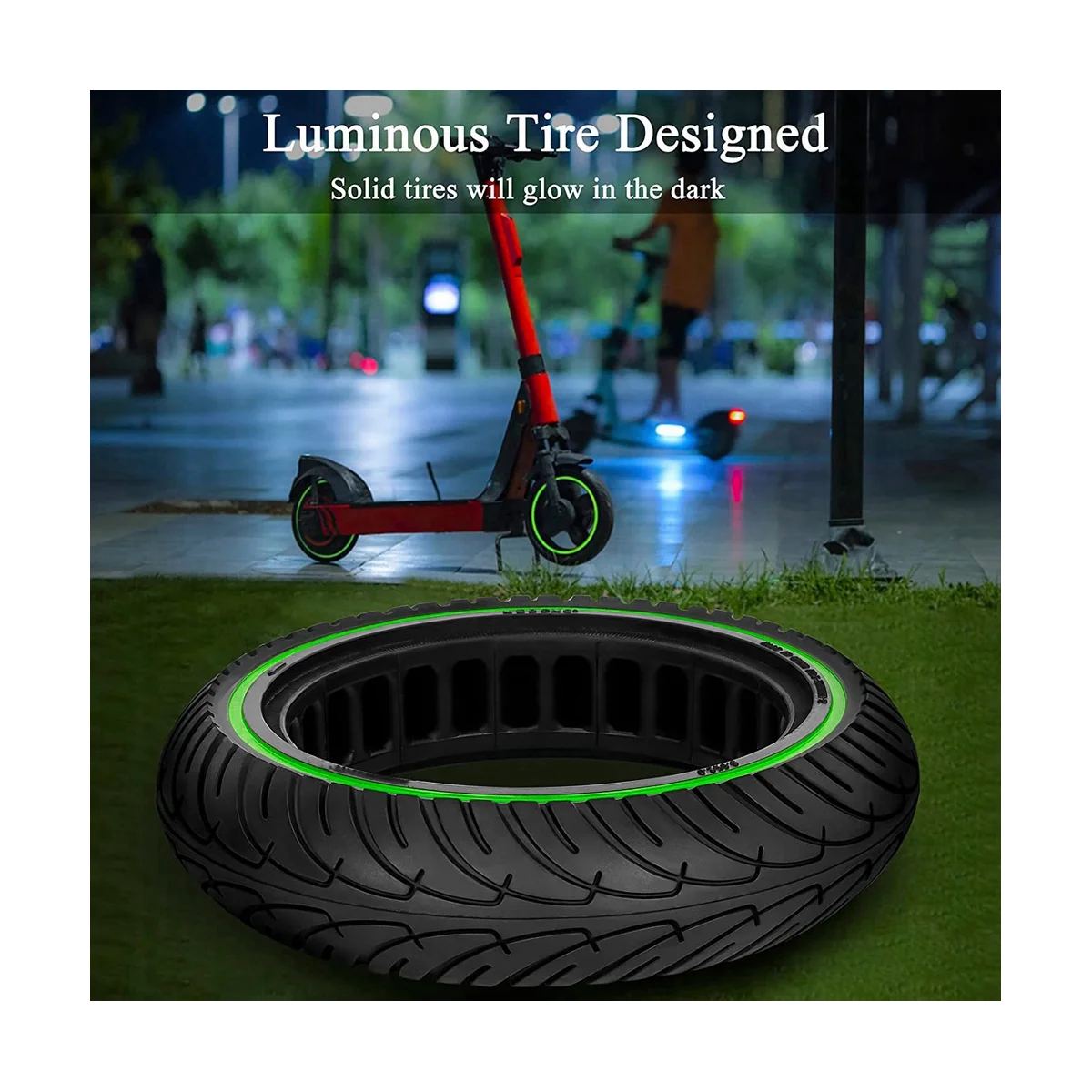 

2 PCS for XIAOMI Electric Scooter 8 1/2X2 Explosion-Proof Tire 8.5 Inches