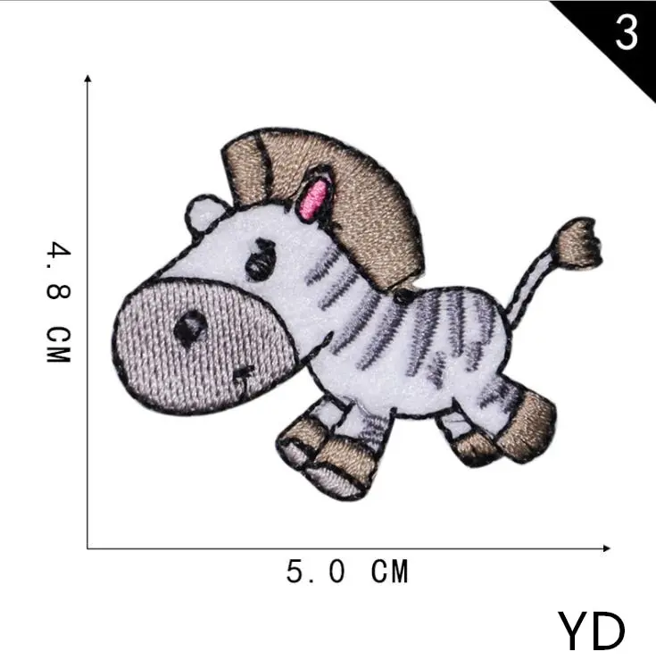 40 скин на выбор 10 шт. вышитая тканевая нашивка с мультяшными животными утюг