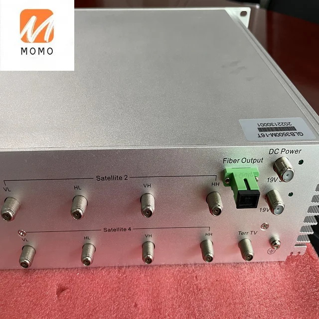 Four Quattro LNBs CWDM FTTH FTTB Satellite RF Fiber Link Satellite+Digital Terrestrial TV Optic Transmitter and Receiver