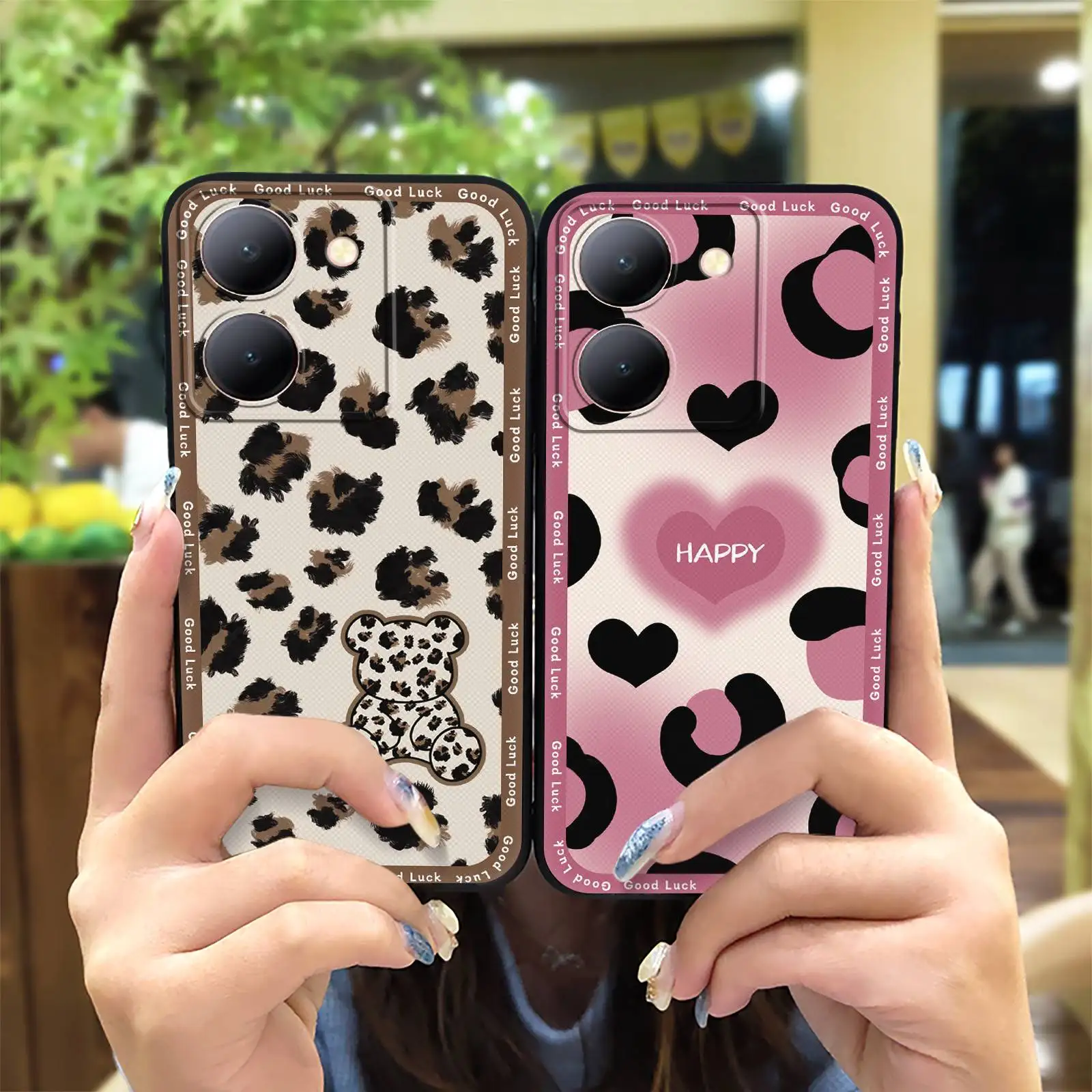 Полностью облегающий чехол для телефона с рисунком VIVO Y77t чехол/Y36 5G/Y27 задняя