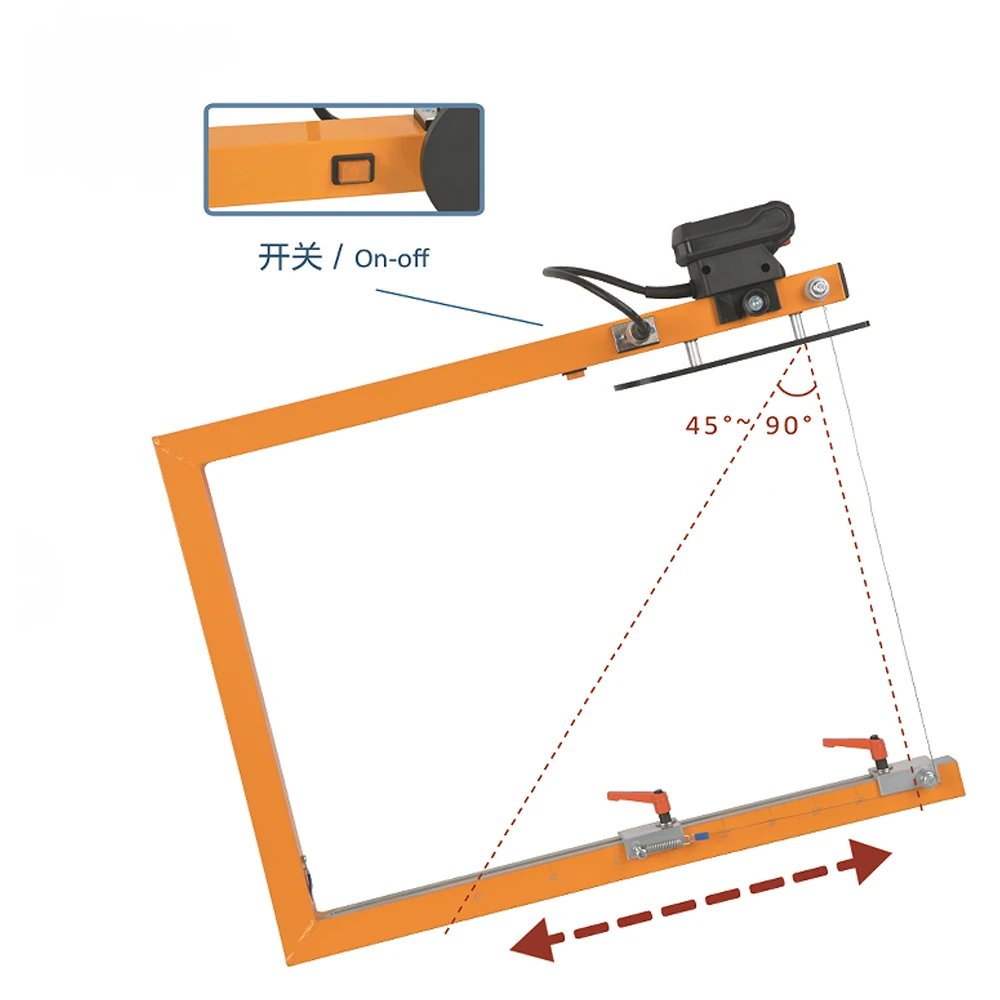 

Hot Wire Foam Cutter Coedless Electric Wire Cutter Bow for Foam