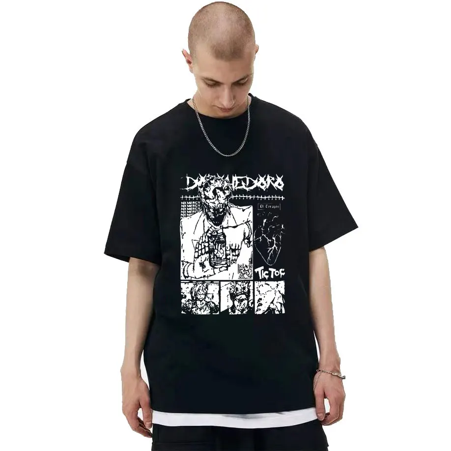 

Japan Cartoon Dorohedoro El Corazon Tshirt Men Loose T-shirt Cotton Sweatshirt Anime Manga Shin T Shirts Unisex Teen Tees Tops