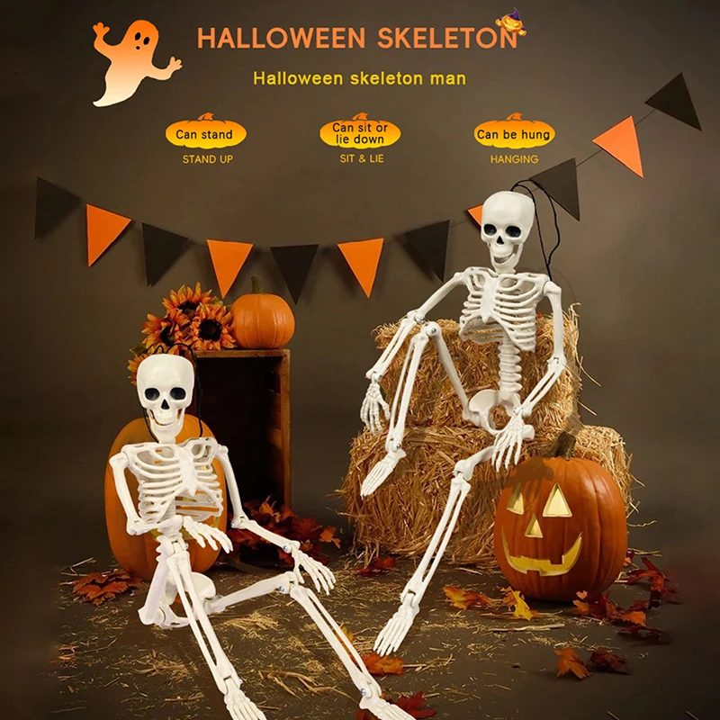 Скелет человека в форме на Хэллоуин 40 см