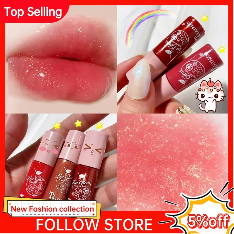 

Mirror Lipstick Moisturizing Sexy Lips Plumper Long Lasting Shiny Lip Gloss Lip Tint Makeup Jelly Lip Glaze Korean Cosmetics