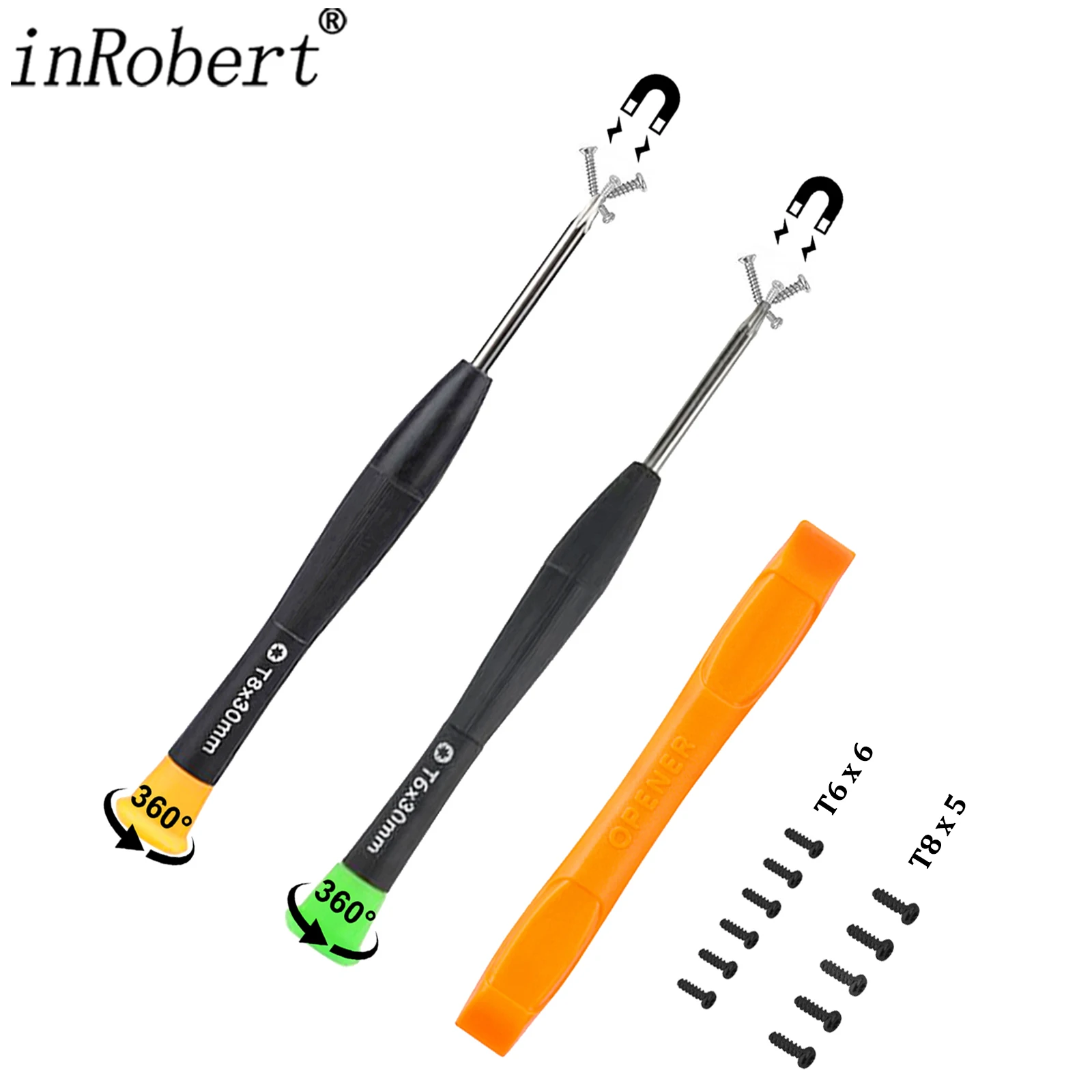 Набор инструментов inRobert для Xbox One Series Elite X S / Slim Controller Security Torx T8 T6 отвертка ремонта