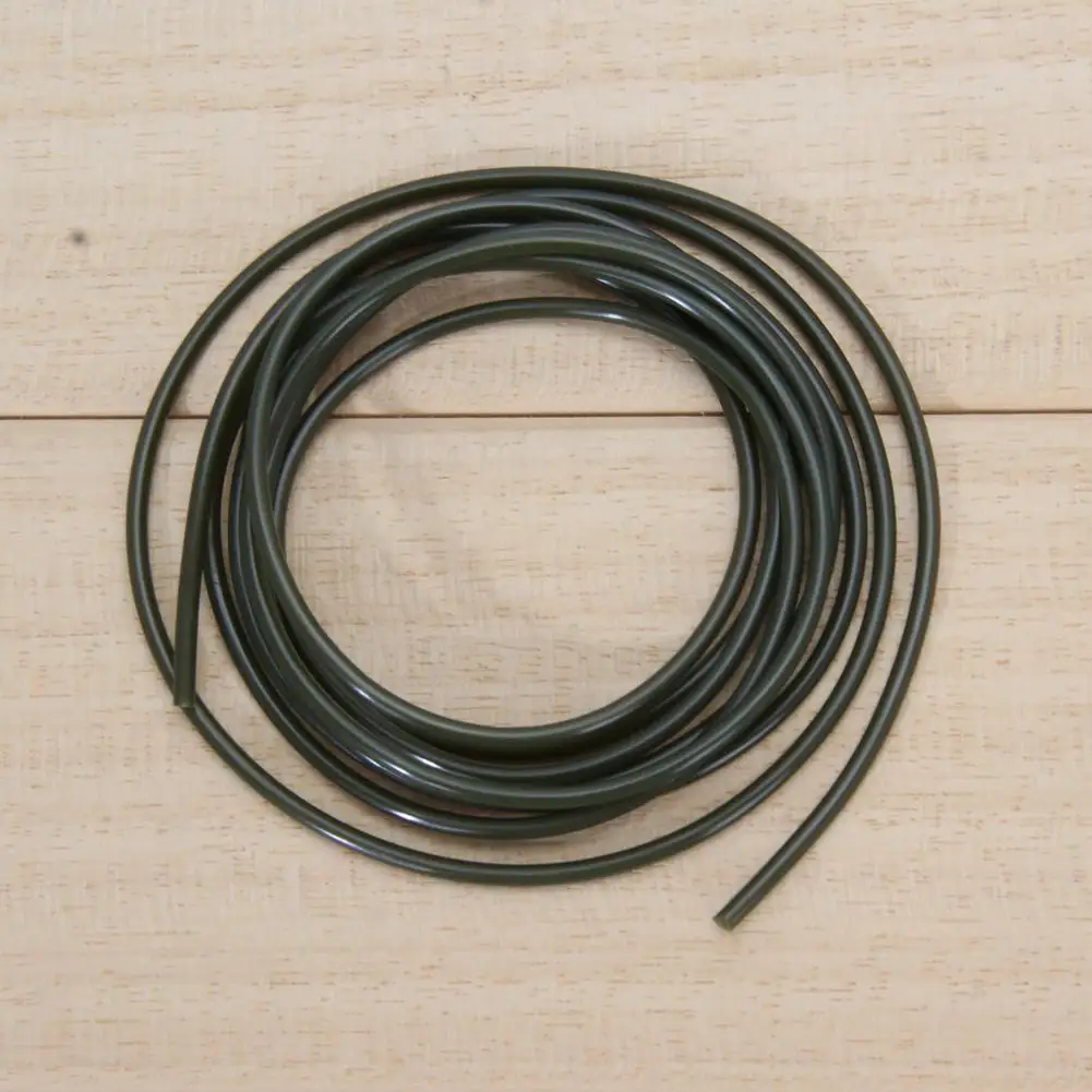 

Пластиковая рыболовная трубка для ловли карпа, 2 м, 1 мм, удостоверение, держатель, уличные аксессуары для лески для ловли карпа, темно-зелены...