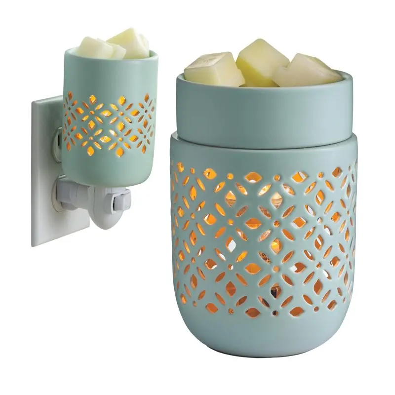

Warmers Etc Full-Sized warmer and pluggable warmer set, Soft Mint