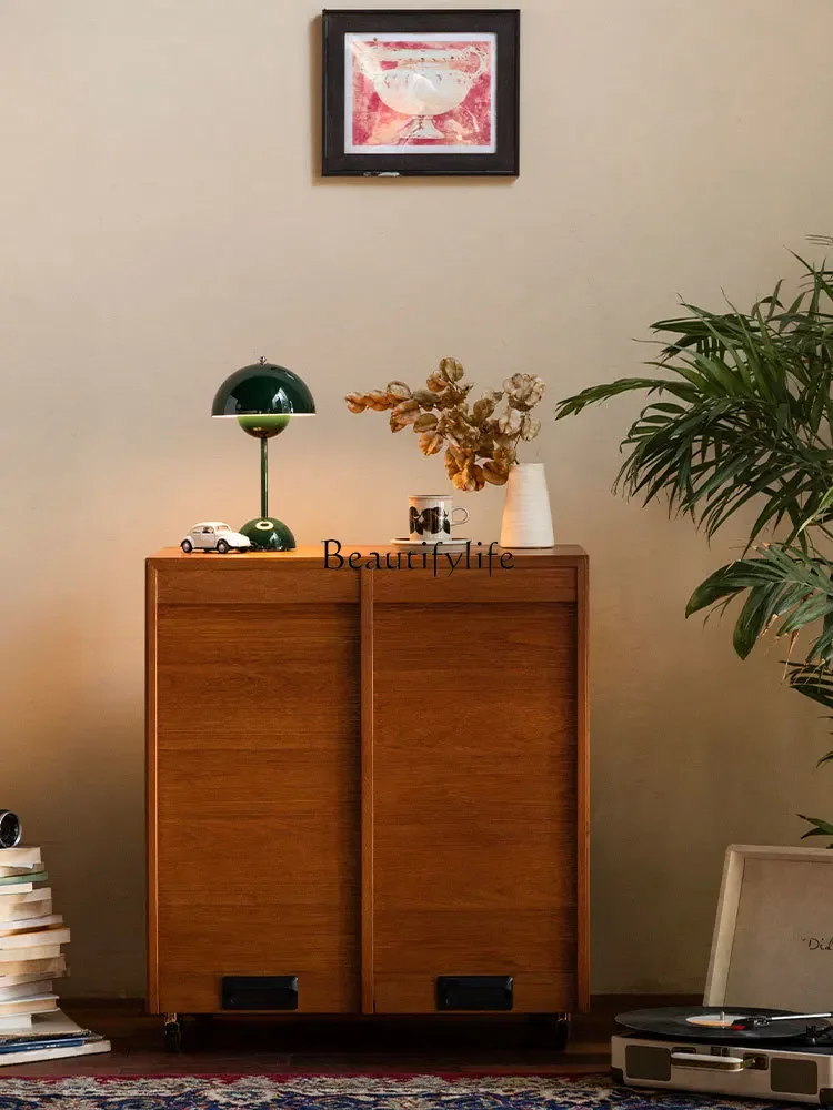 Стол из массива дерева средневековый шкаф для хранения съемный ящик тика ретро