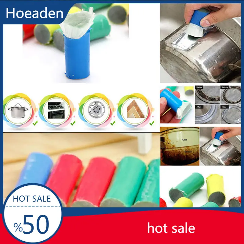

Kitchen Cleaning Brush Magic Stick Metal Rust Removal Brush Pan Pot Clean Tools bathroom cleaning tools