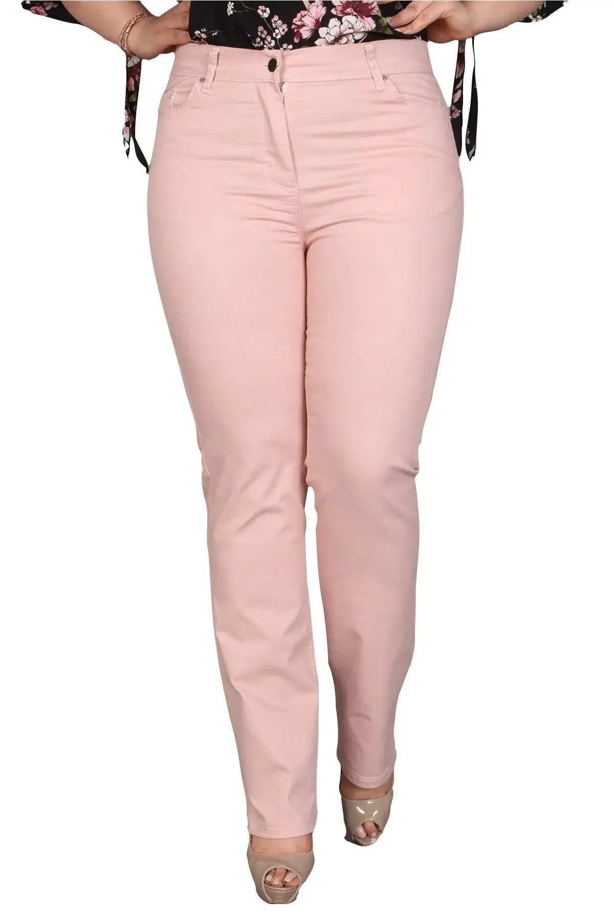 Женские прямые брюки с высокой талией Rg1029P|Брюки| |