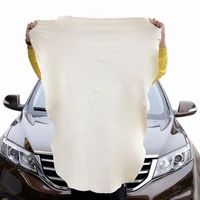 car drying suede cloth absorbent self drying suede leather for cars auto home window glass cleaning wash chamois skin 25x40cm