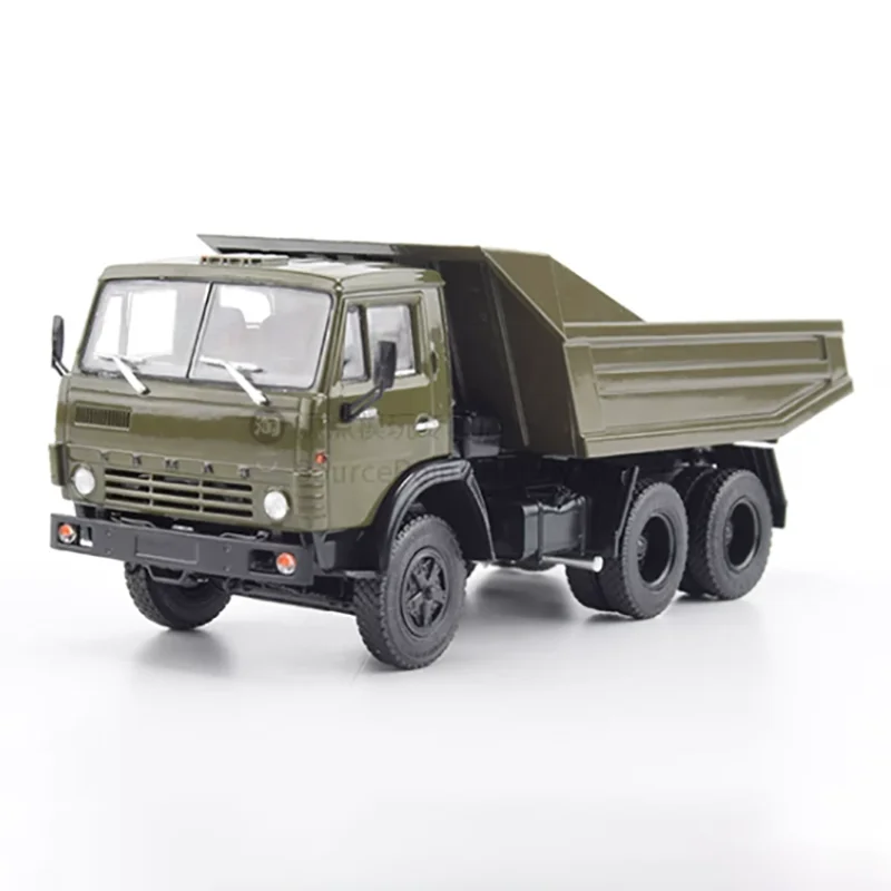 Фото Масштабная модель самосвала КАМАЗ-5511 из литого металла 1:43, имитационная игрушка, коллекционная настольная модель, подарок, статическая демонстрационная модель №2