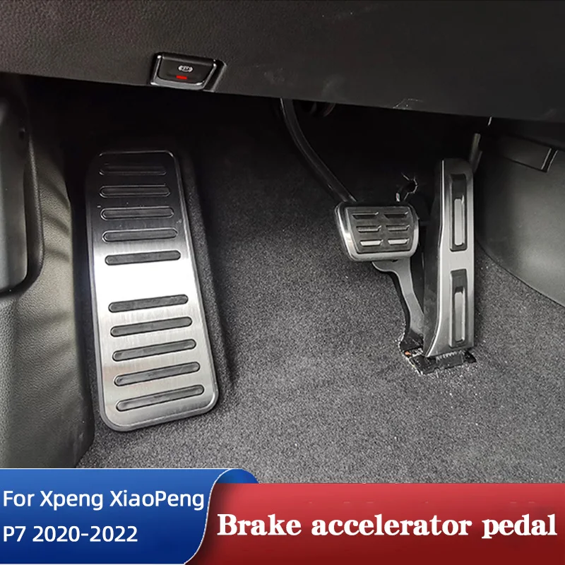 

Car Accelerator Fuel Brake Pedal For Xpeng XiaoPeng P7 2020-2022 Foot Rest Cover Non Slip Pad Styling Accessories 1pcs