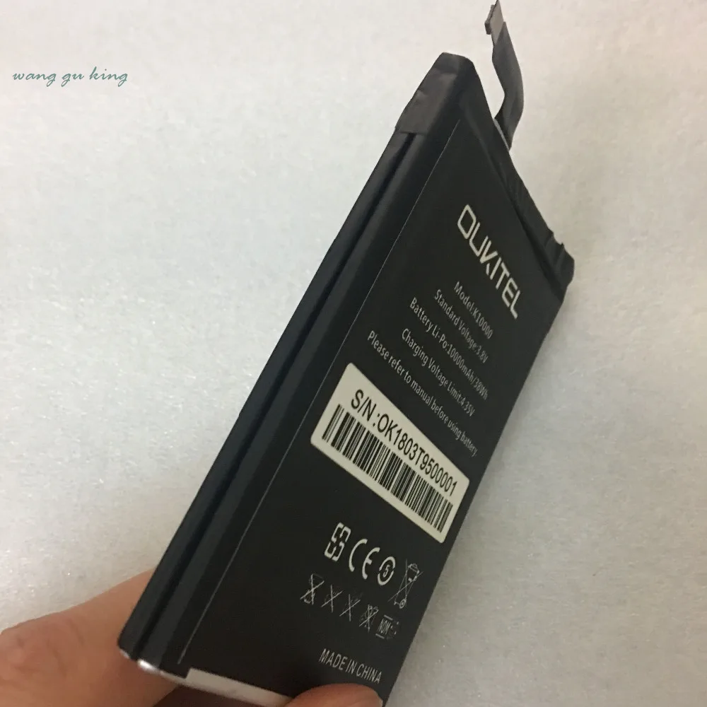 Аккумулятор двухслойный Oukitel K10000 100% оригинальный аккумулятор большой емкости 10000