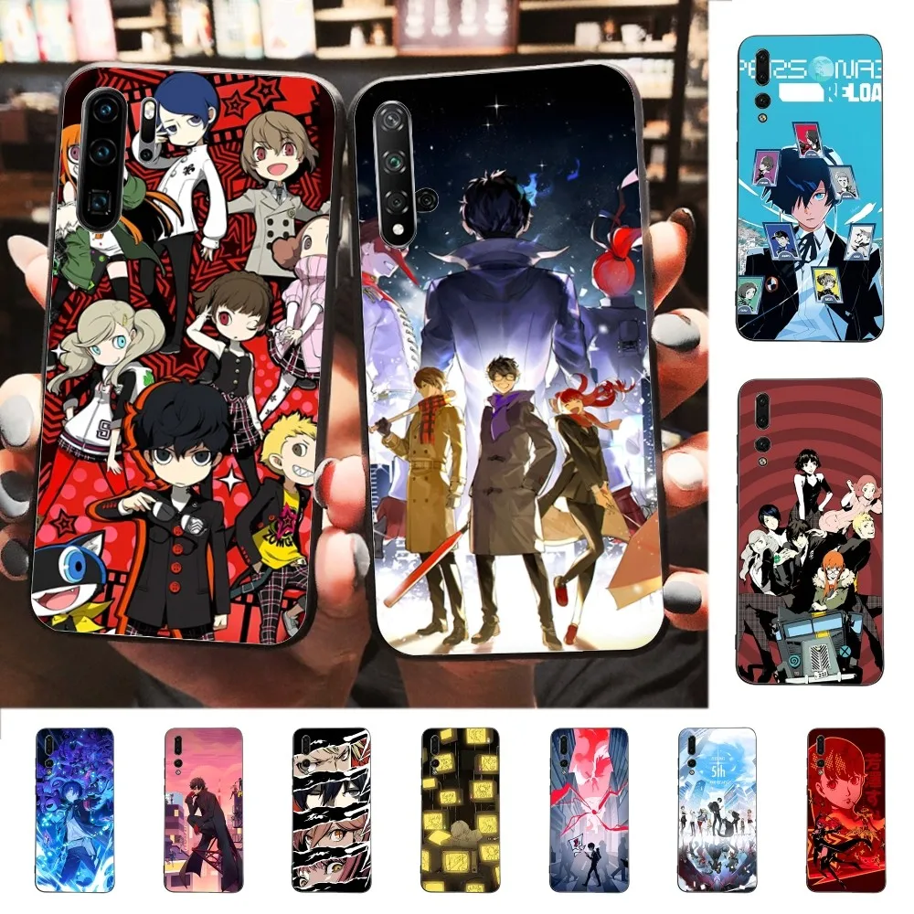 Classic Game PERSONA Phone Case For Huawei P 8 9 10 20 30 40 50 Pro Lite Psmart Honor 70 Mate 20lite