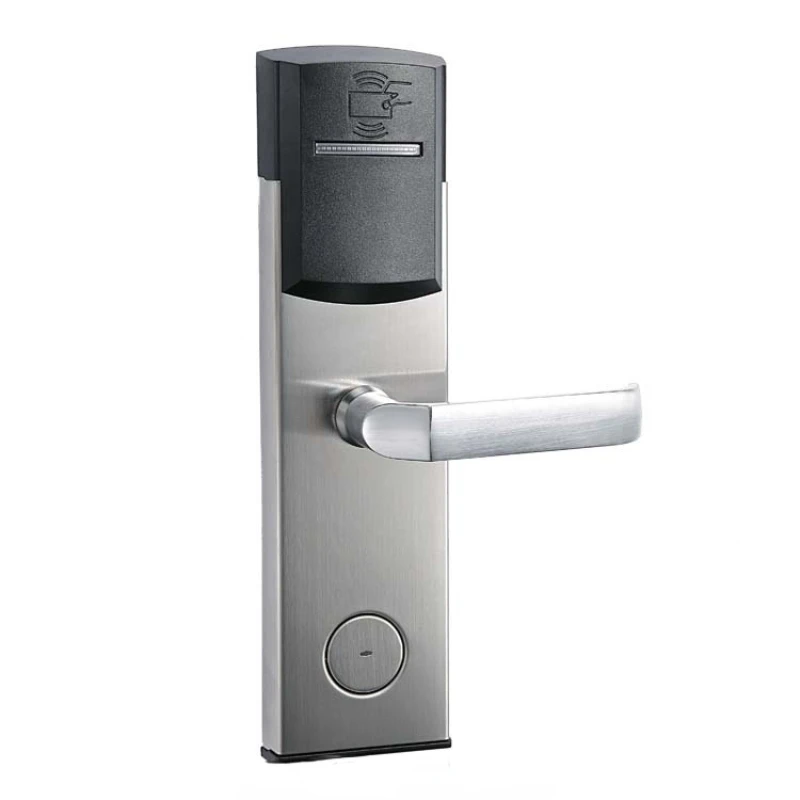 

original hotel management system high security rfid key handle hotel lock DH8011-6YH
