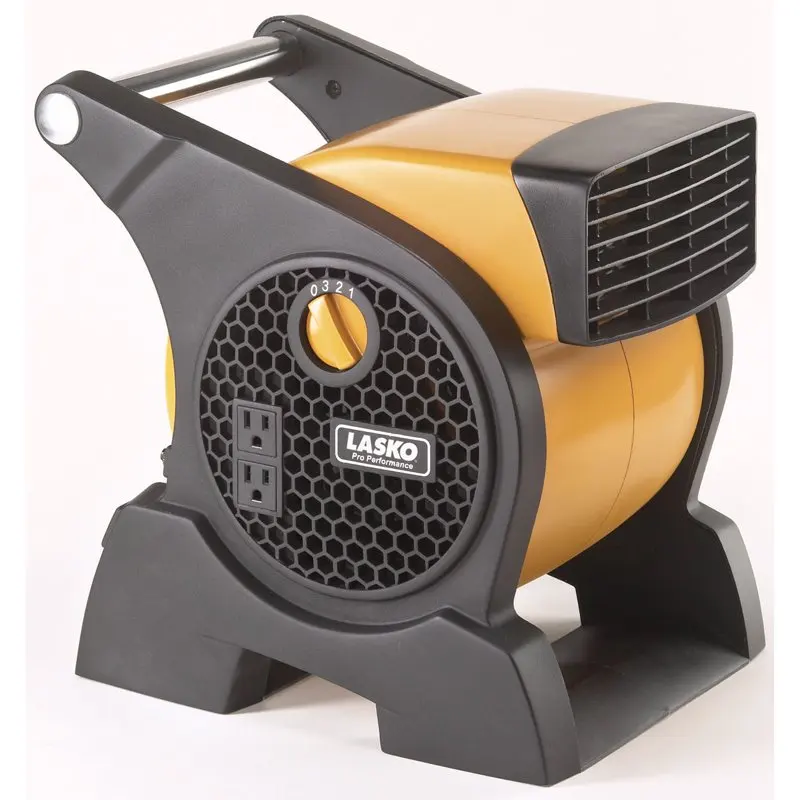 

Pro Performance High-Velocity Utility Fan with Integrated Power Outlets
