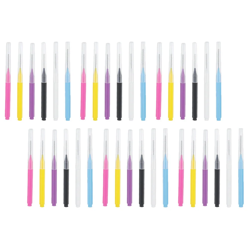 

300 Pcs Gap Brush Braces Cleaner Eyelash Toothbrushes Dental Floss Brow Lamination Supplies Eyebrow Interdental Picks