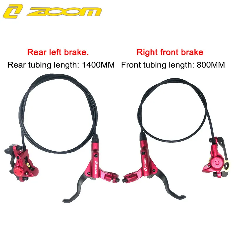 Комплект гидравлических дисковых тормозов для горного велосипеда 800/1400 мм