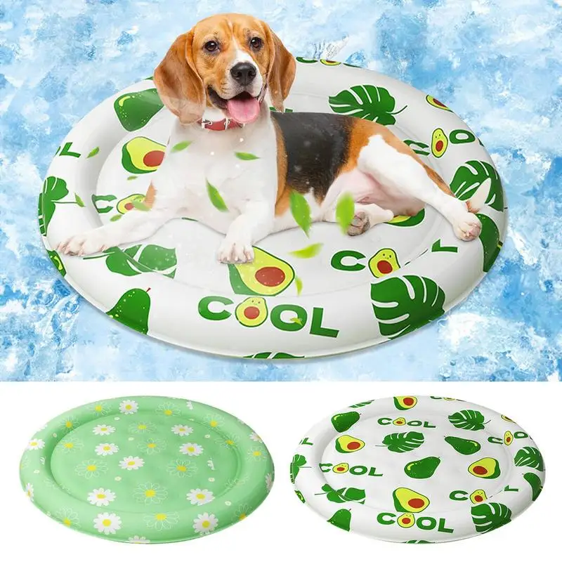 

Pet Cooling Pad Cute Dog Ice Pad Breathable Cat Chilled Blanket Non Slip Summer Dog Cooling Bed Foldable Pet Rest Cushion Mat