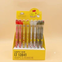 12 pcspack korean cartoon monkey pencil alternative bullet free chicken pencil school stationery office school supplies