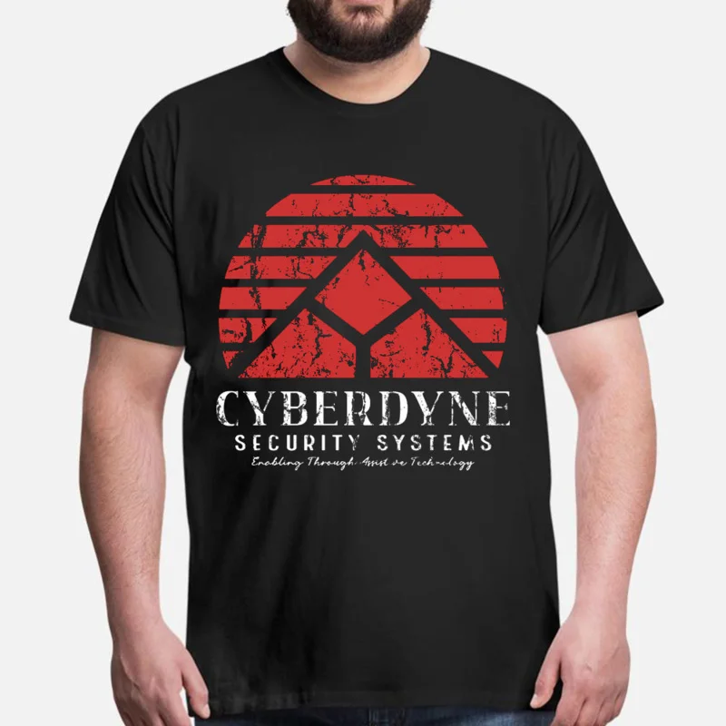 Фото Футболка в стиле ретро-фантастики с изображением Терминатора, 0614, Skynet Cyberdyne Systems, одежда с изображением киборгов, американские размеры, топы S-6XL №1