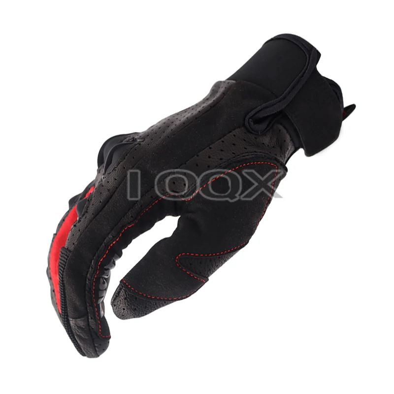 Street Moto Racing Motorbike Leather Gloves Motorcycle Offroad Men's Guantes Luvas For Ducati |