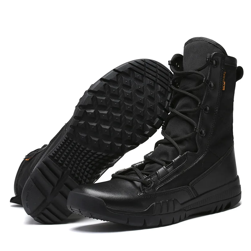

Men's Tactical Boots Non-slip Wear-resistant Military Boots Desert Combat Boots Outdoor Hiking Shoes Army Boots Male Shoes
