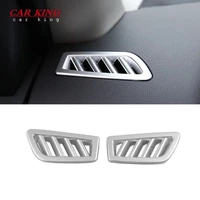 for renault koleos 2017 2018 abs matte car front dashboard air conditioner outlet ac vent frame cover trim accessories silver