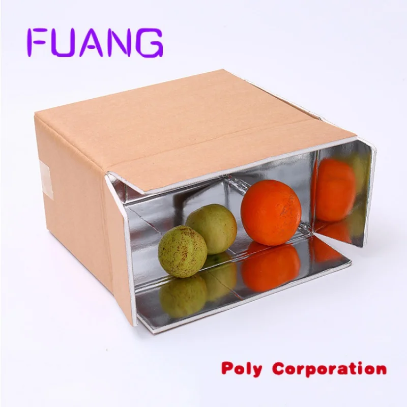 Wholesale Heavy Duty Foam Thermal Insulated Frozen Meat Seafood Shipping Boxespacking box for small business