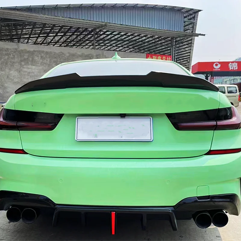 PSM Style Car Real Carbon Fibe задняя крыша багажника спойлер крылья для 2019 20 21 22 BMW G20 G80 M3 330i