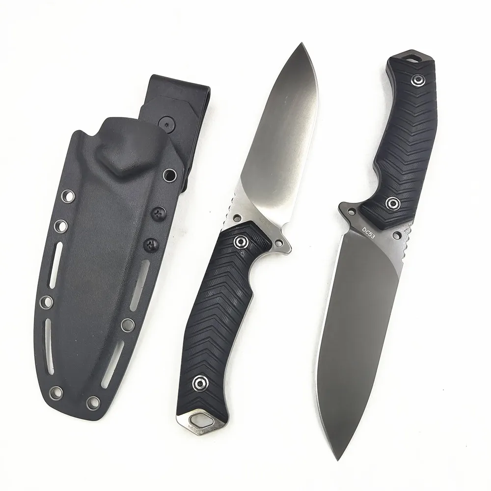Стальной тактический нож DC53 полный для выживания в дикой природе охотничий с