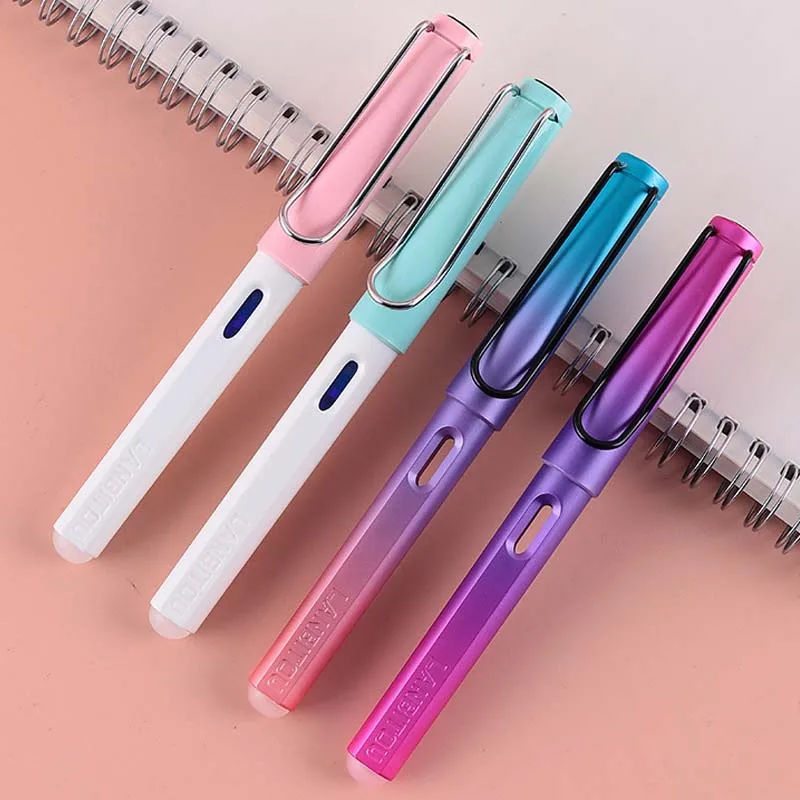 

Creative Replaceable Ink Sac Erasable Fountain Pen Set School Students Writing Stationery Office Kawaii Supplies Children Gifts