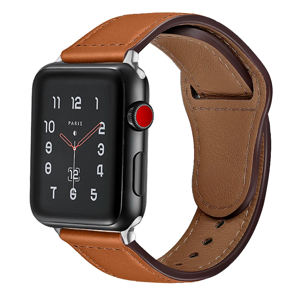 

Ремешок из натуральной кожи для Apple Watch 44 мм 45 мм 41 мм 40 мм 42 мм 38 мм, наручный браслет cortex, браслет для iWatch Series 3 4 5 6 SE 7
