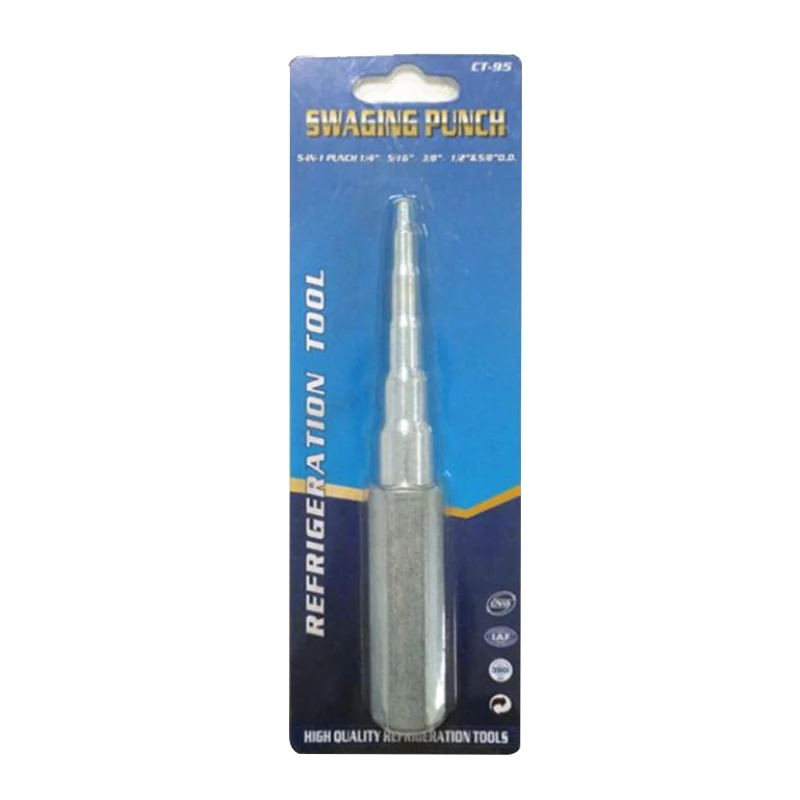 

Swaging Tool 5 in 1 Swaging Punch Pipe Tube Expander Hand Expanding Tool 3/16”, 1/4”, 5/16”, 3/8”, 1/2” and 5/8”