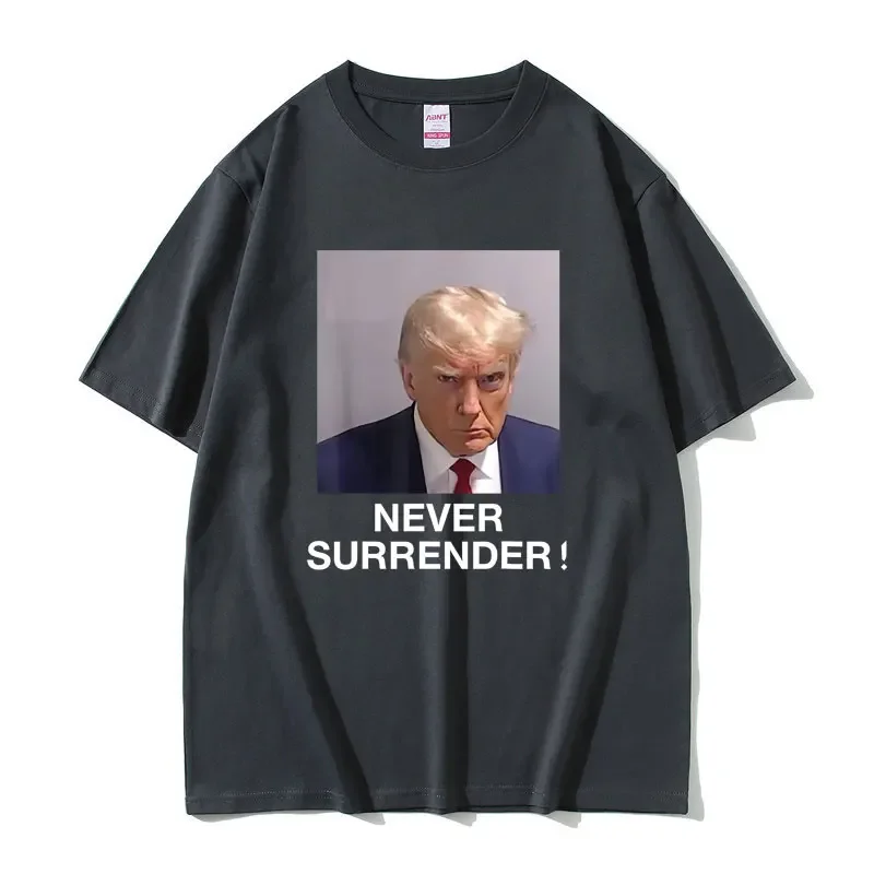 Футболка Mugshot Мужская/женская с забавным Дональдом Трампом повседневная